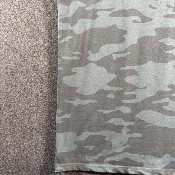 Moonshine Polo Shirt Mens XL Gray Green Camo Stretch Performance Golf Vented - Picture 9 of 12